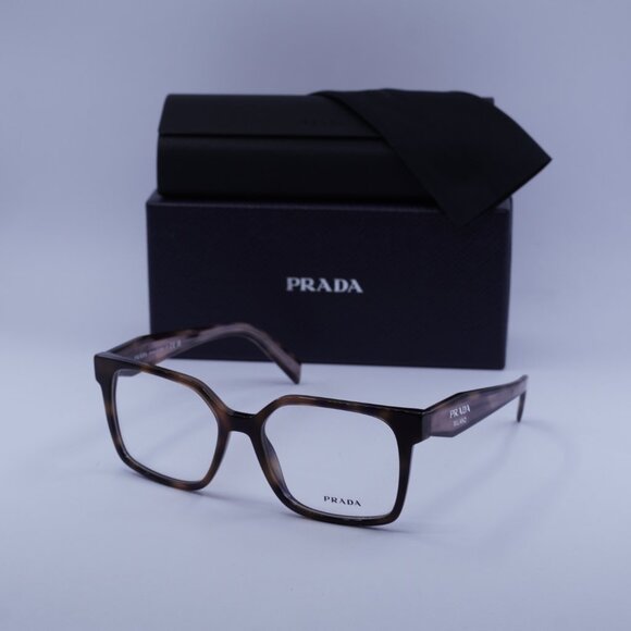 Prada PRB03V 23A1O1 Eyeglasses Havana Muave 54mm Square Frame - Picture 11 of 11